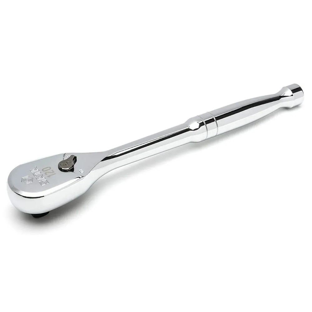 SATA 1/4Inch Drive 120P Ratchet with Longer Handle, 60Tooth DualPawl